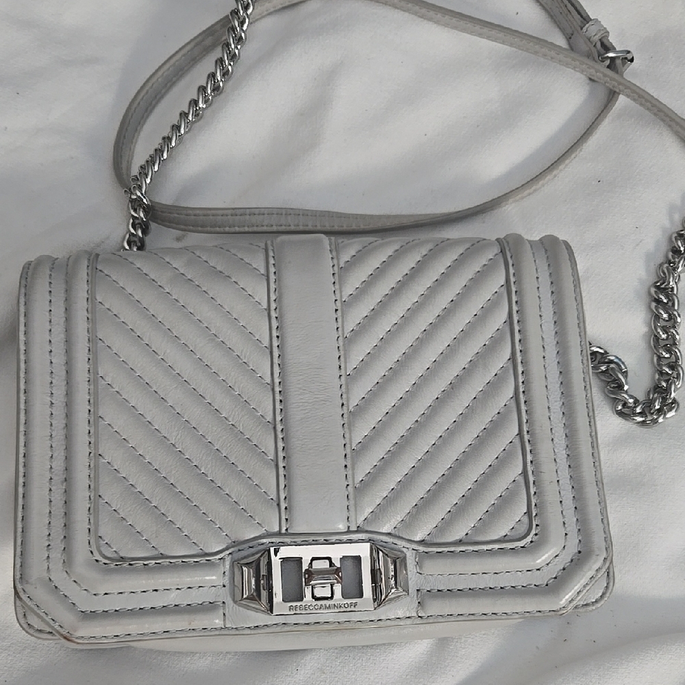 Rebecca Minkoff Silver Crossbody Bag